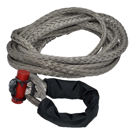 Lockjaw 5/8 in. x 25 ft. 16,933 lbs. WLL. LockJaw Synthetic Winch Line Extension w/Integrated Shackle 21-0625025